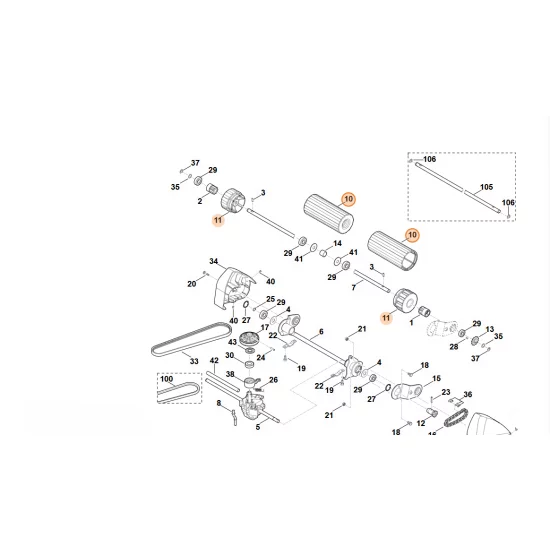 STIHL   Krążek 6375 780 4500